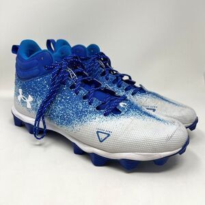 Under Armour Men's Size 11.5 Spotlight Fran 2.0 Football Cleats Shoes Royal Blue